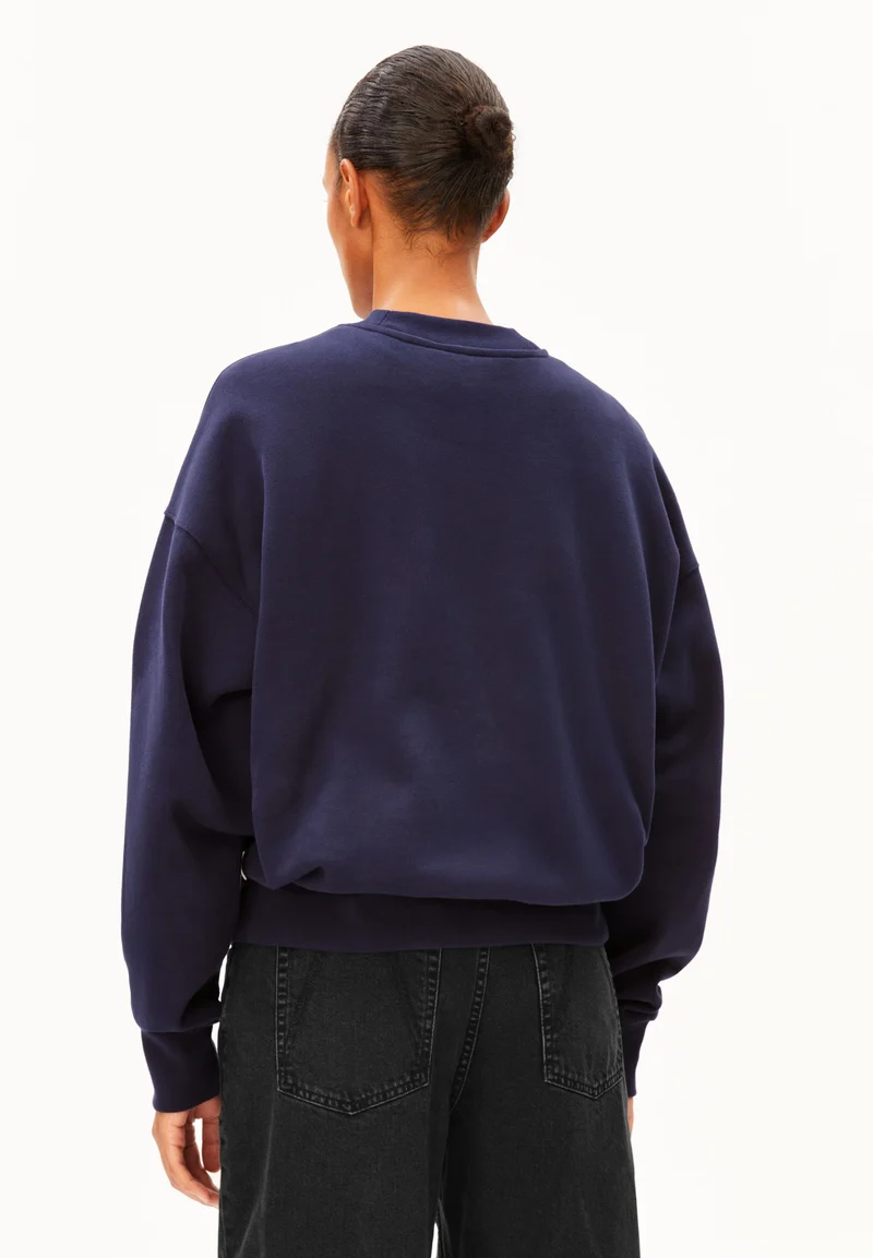ALIZAA COLLEGE-SWEATSHIRT | tinted navy