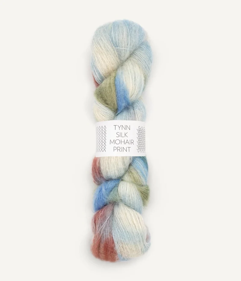 Sandnes Garn Tynn Seide Mohair print