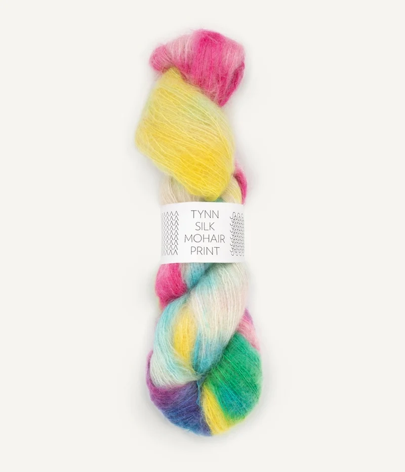 Sandnes Garn Tynn Seide Mohair print