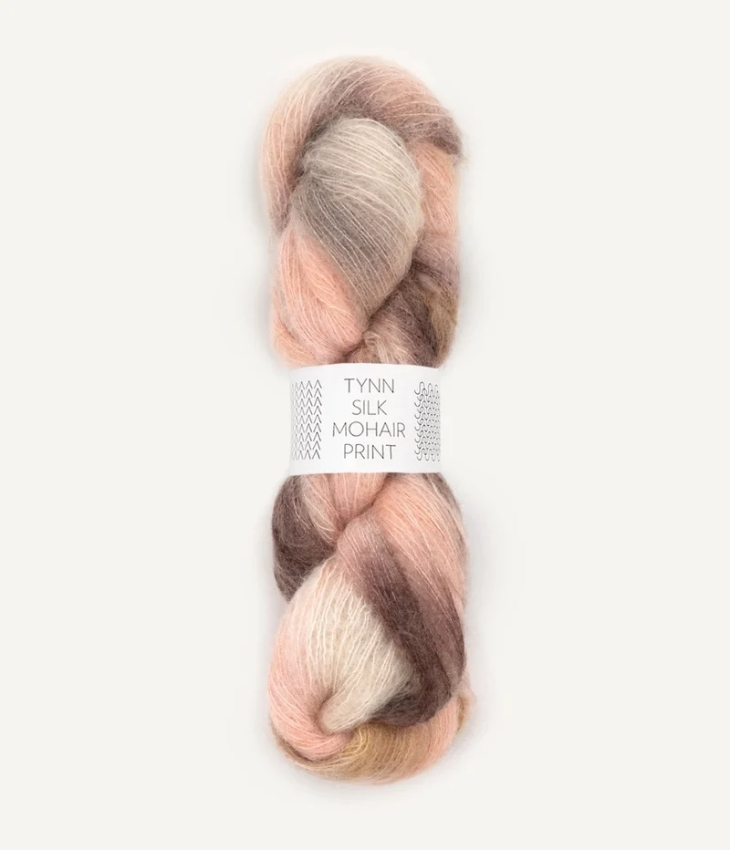 Sandnes Garn Tynn Seide Mohair print