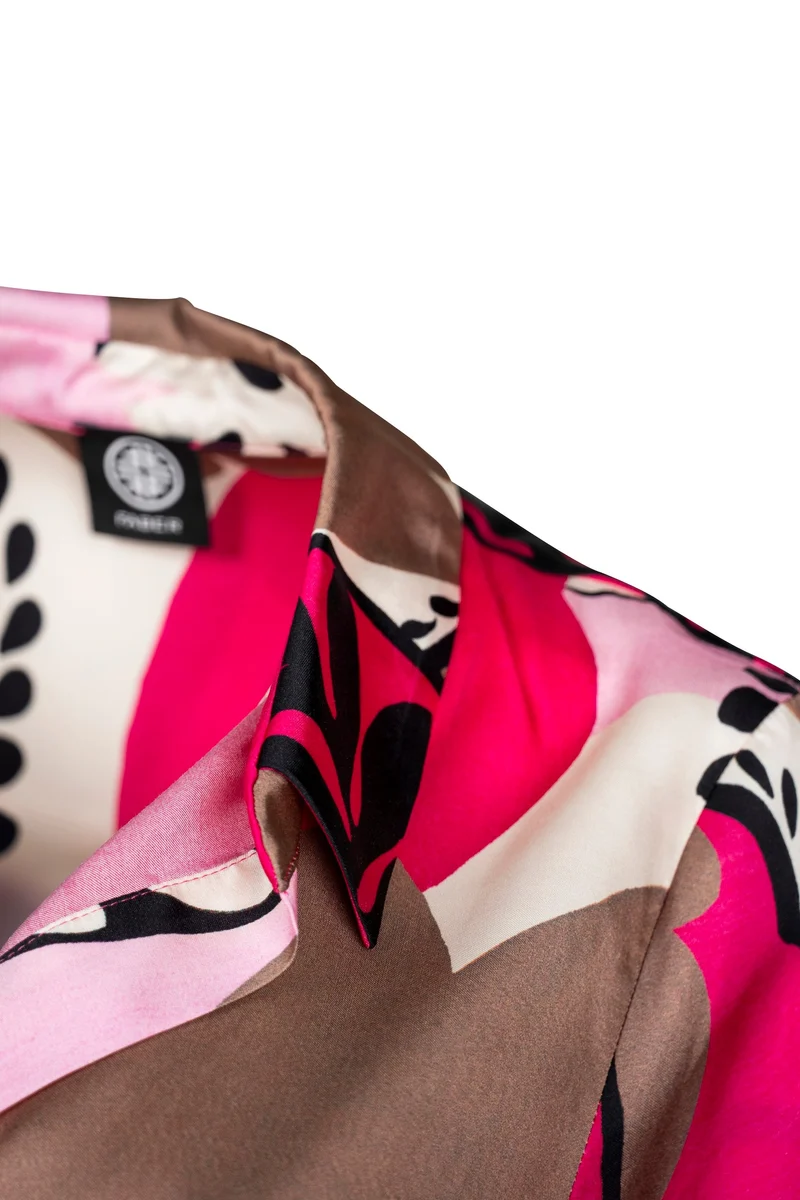 Tunika mit Color-Wave-Print