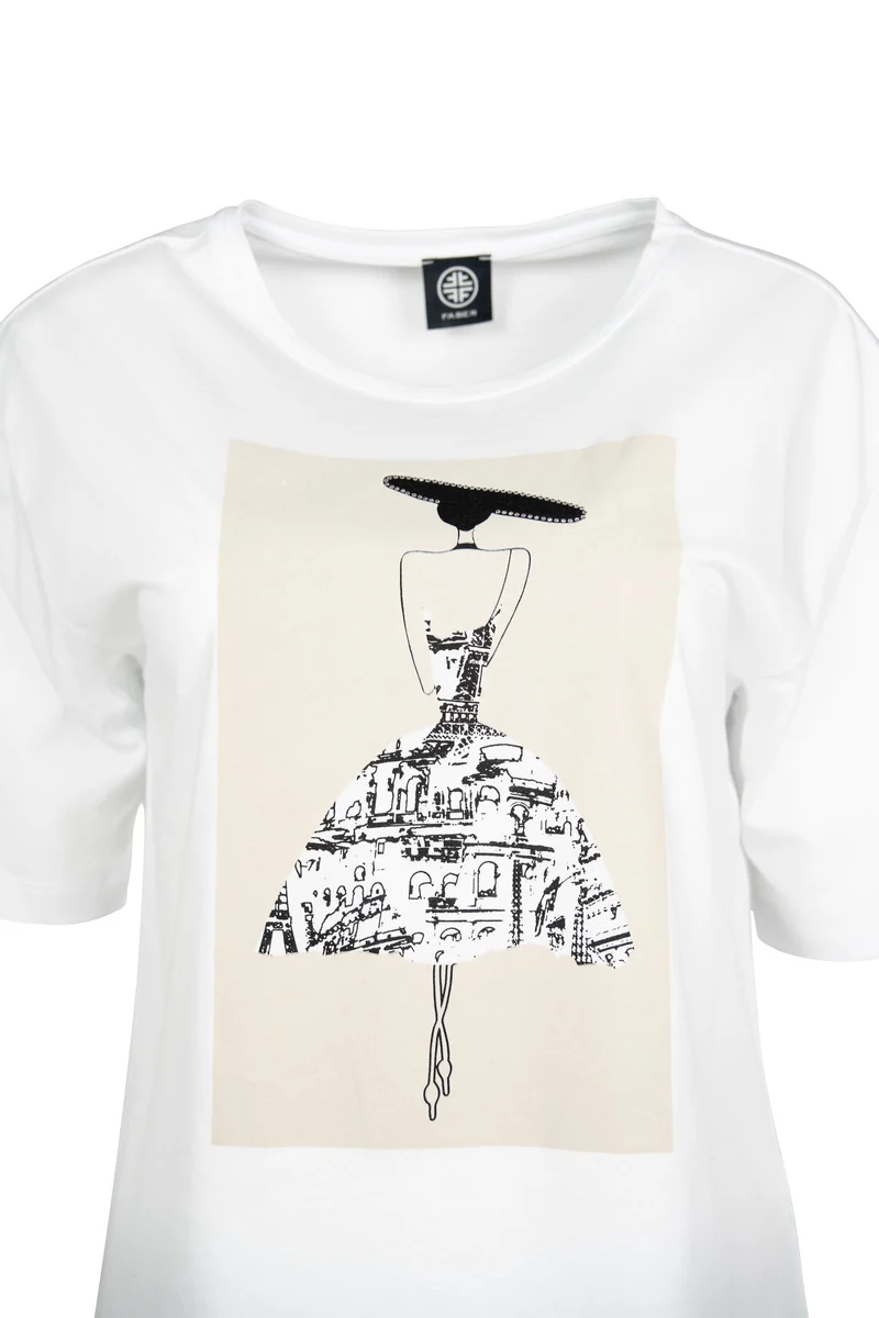 Halbarmshirt mit Illustrationsprint