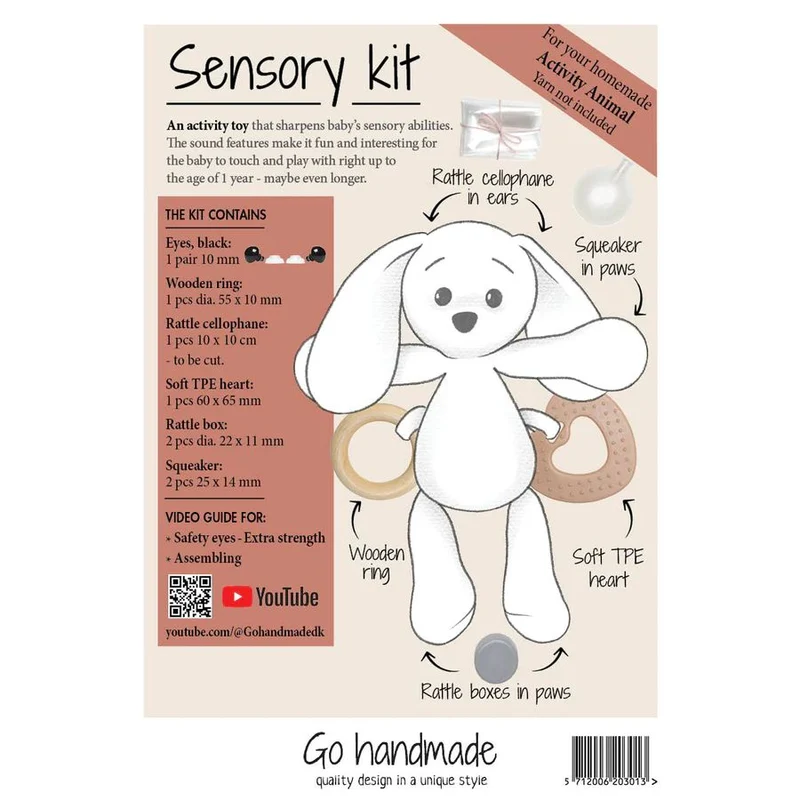 Go Handmade Sense Kit Activity Tier Kaninchen