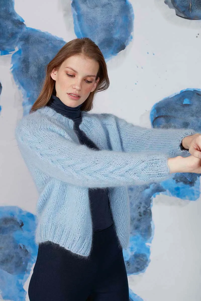 lange Garne mohair luxKlinge