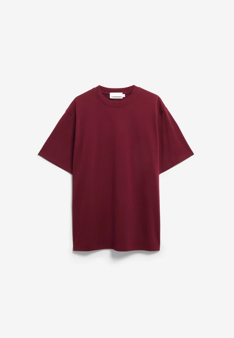 MAARKOS HEAVY WEIGHT T-SHIRT | velvet red