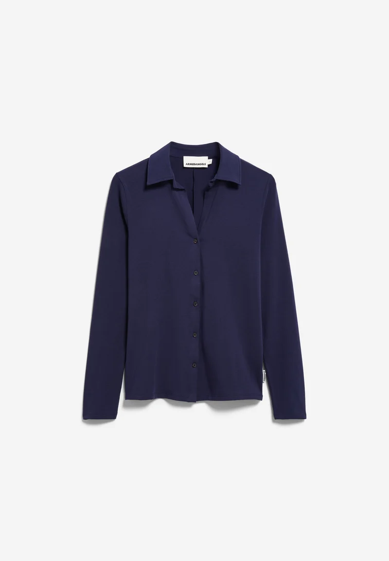NALAANNIA BLUSE | tinted navy