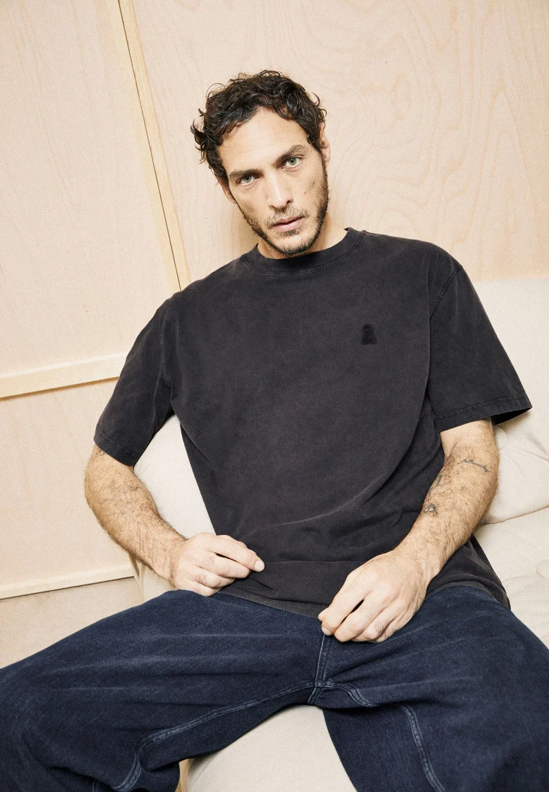ICONIC Å MAARKOS GMT DYE T-SHIRT | black washed