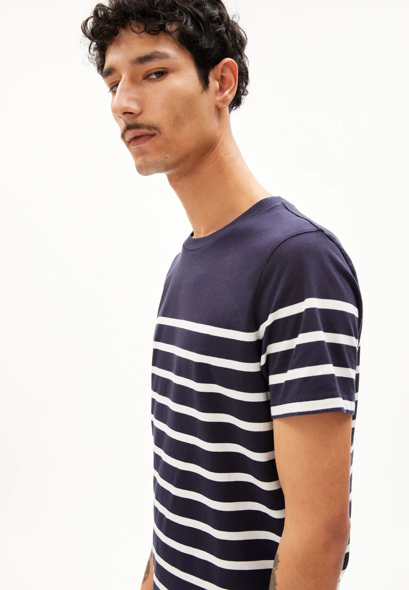 AADROS STRIPES | night sky-oatmilk