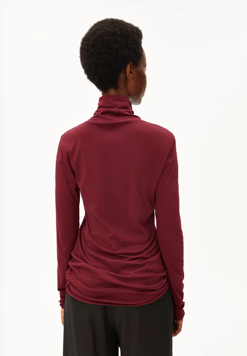 GRAZILIANAA SOFT LANGARMSHIRT | velvet red