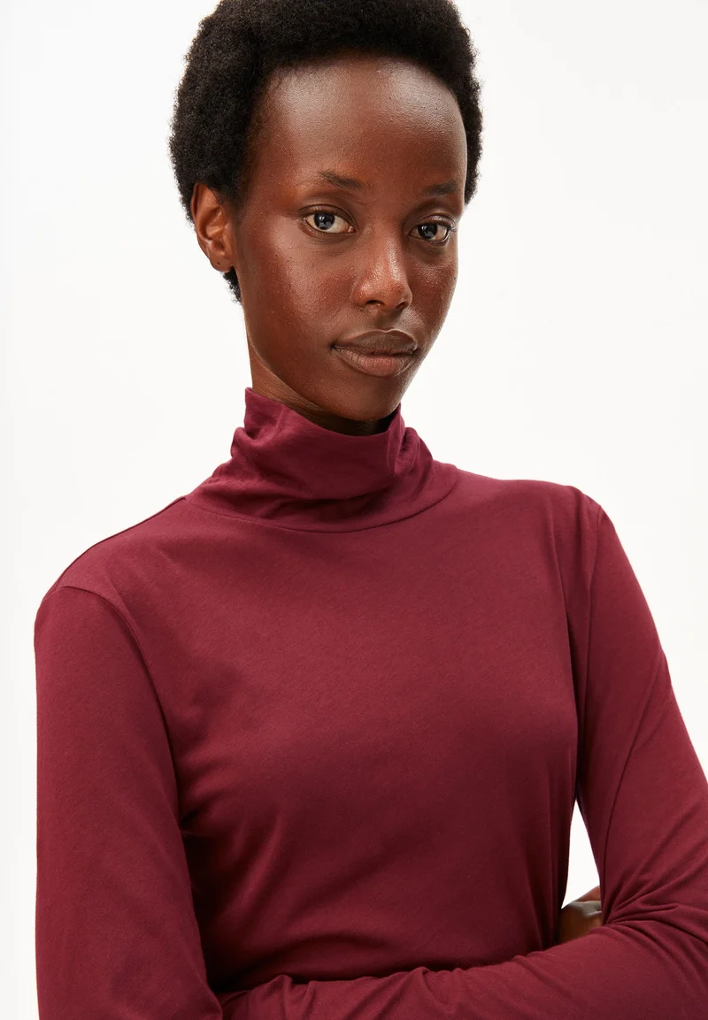 GRAZILIANAA SOFT LANGARMSHIRT | velvet red