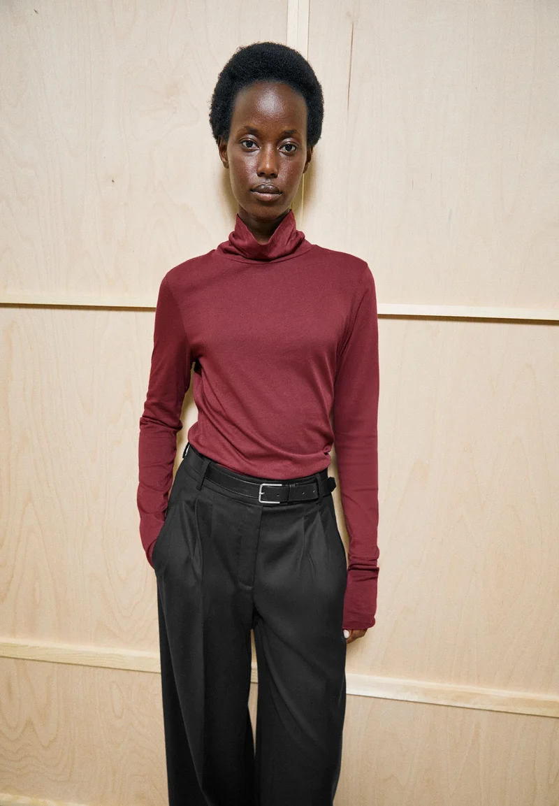 GRAZILIANAA SOFT LANGARMSHIRT | velvet red
