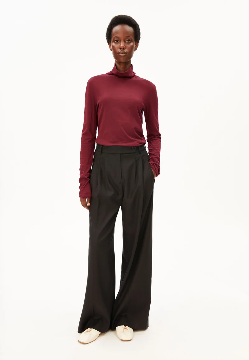 GRAZILIANAA SOFT LANGARMSHIRT | velvet red