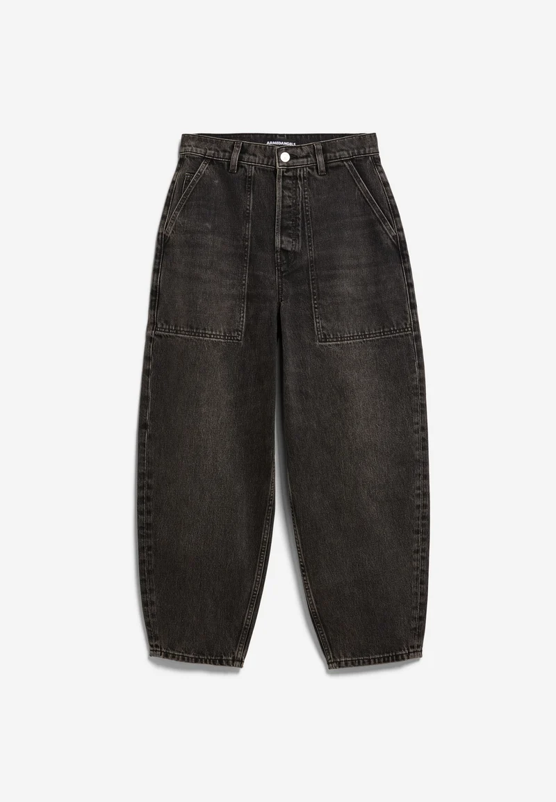 BAARLY HIGH WORKER BARREL JEANS | nutmeg