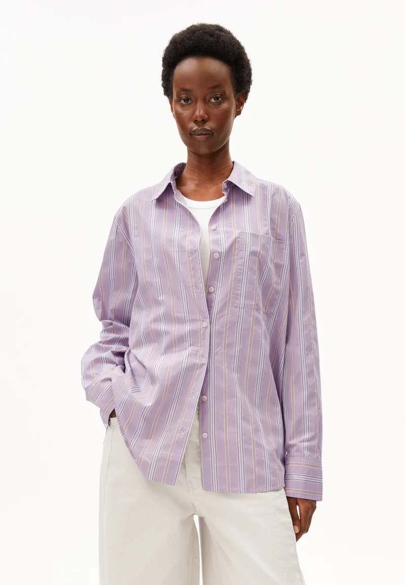 GESTREIFTE WEITE BLUSE