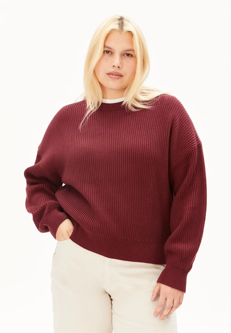 VANISÉ RIPPSTRICKPULLOVER