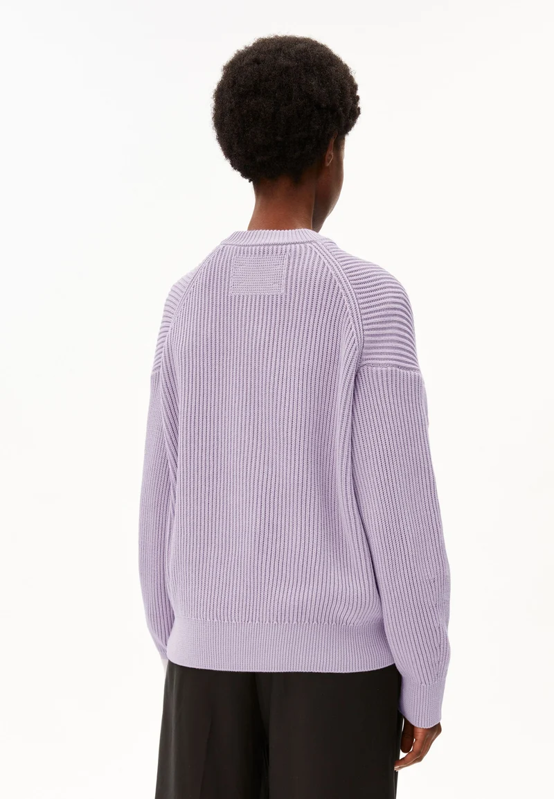 VANISÉ RIPP-STRICKPULLOVER | moonlit lilac-dark moonlit lilac