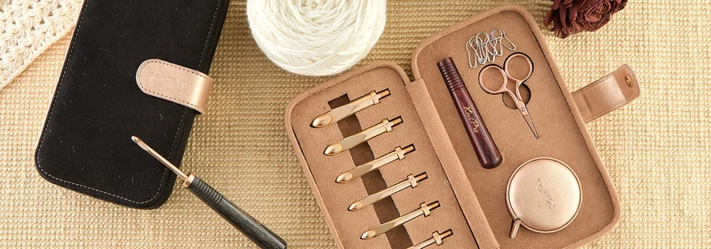 knit pro Oasis austauschbares Häkelnadelset