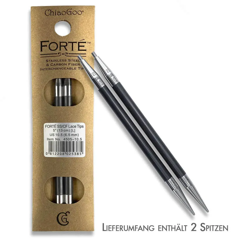 chiaogoo Forte-Spitzen 13 cm und 10 cm