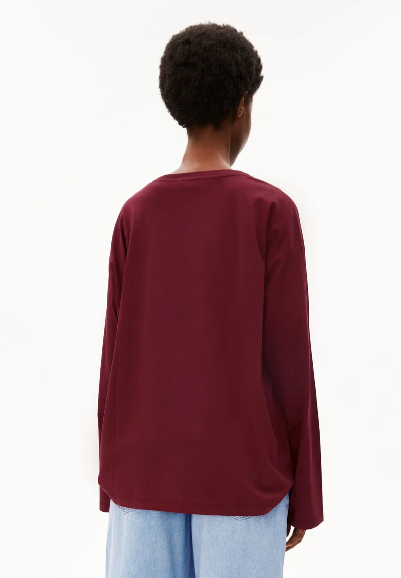 ICONIC Å FIETAA LANGARMSHIRT | velvet red