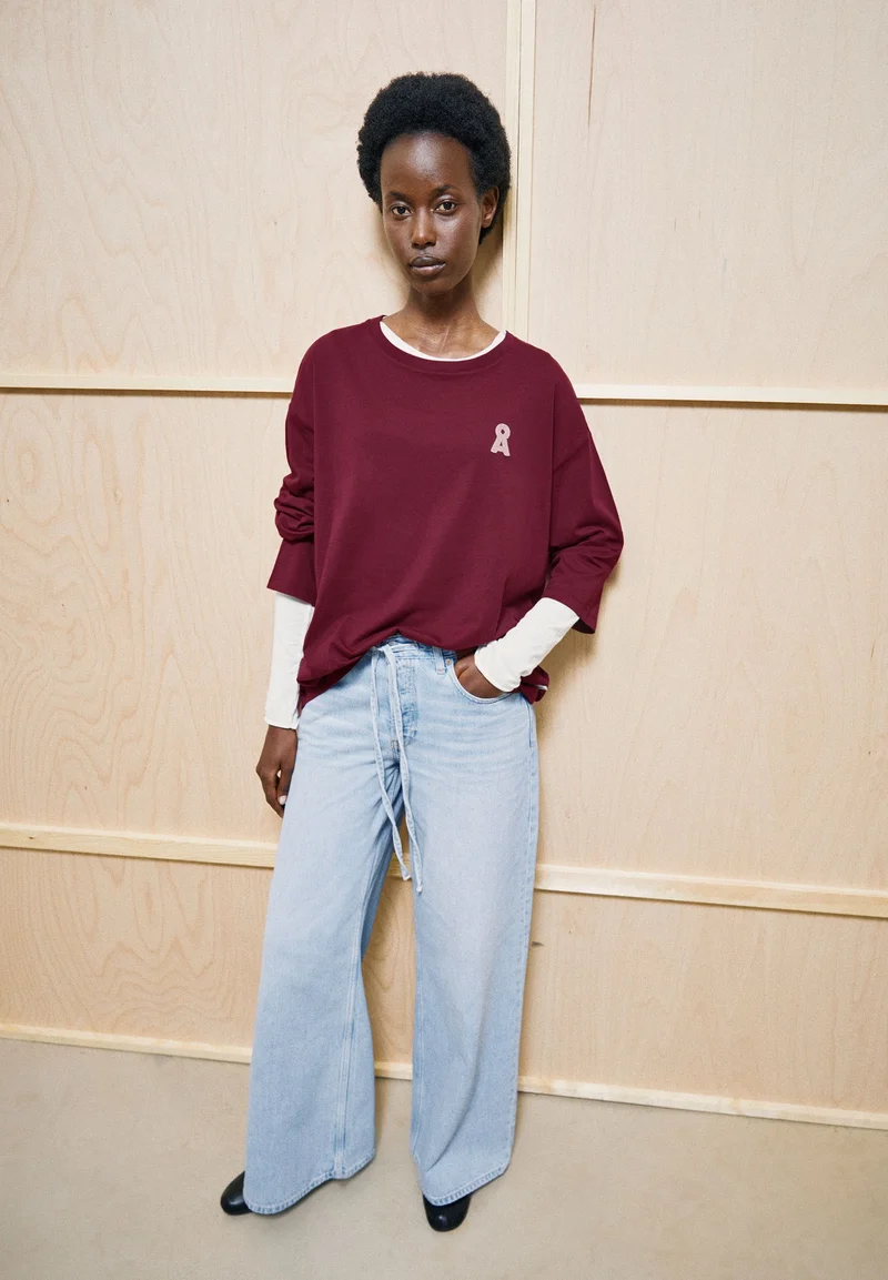 ICONIC Å FIETAA LANGARMSHIRT | velvet red