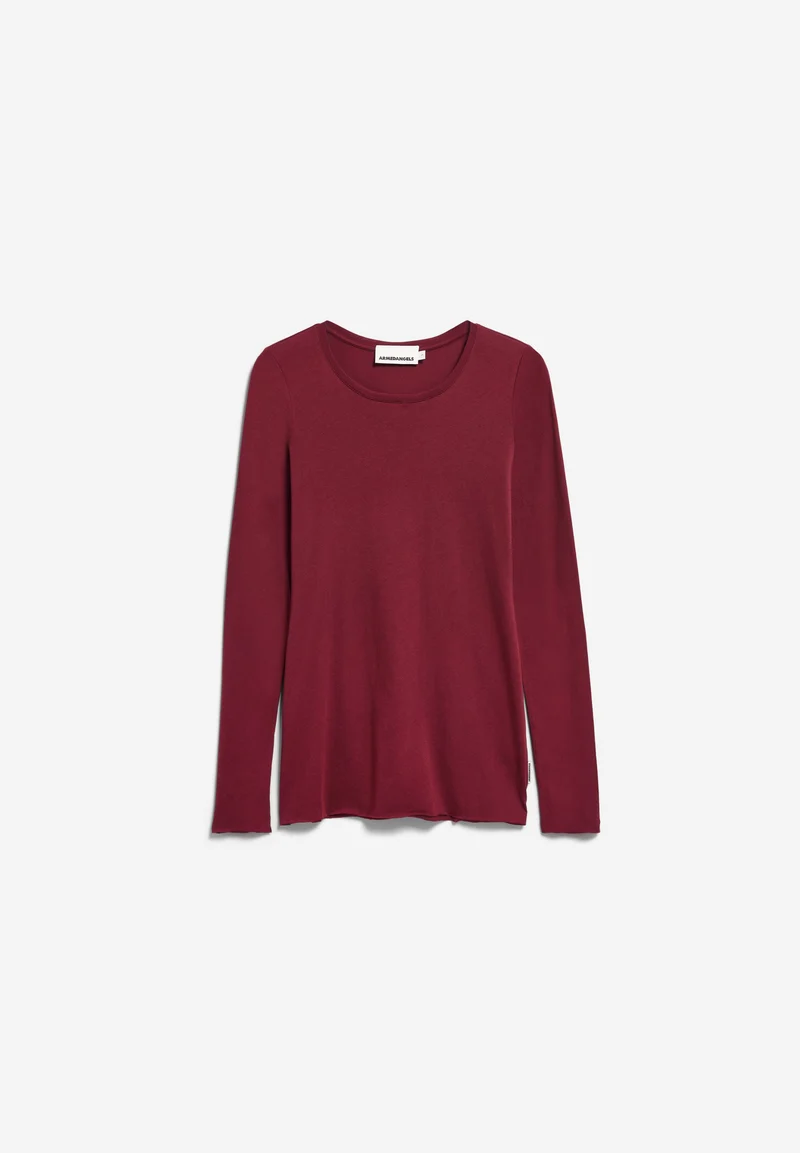 EINIAARA SOFT LANGARMSHIRT | velvet red