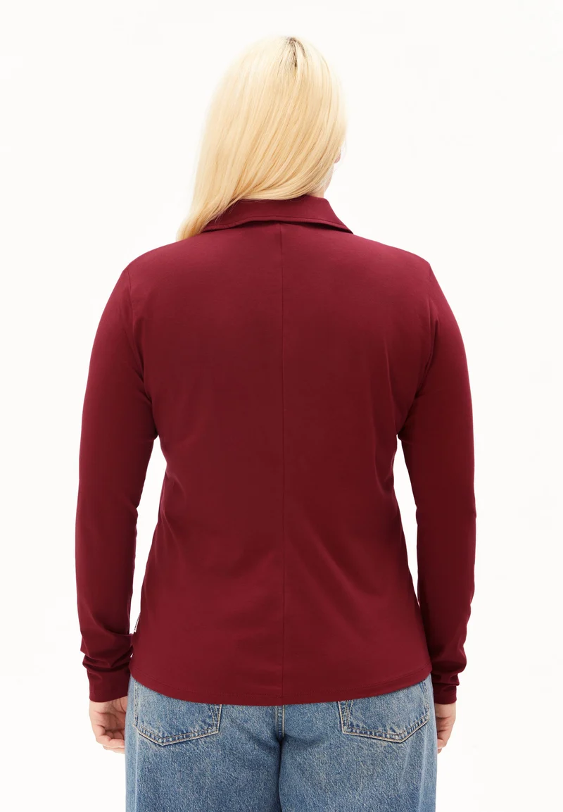 NALAANNIA BLUSE | velvet red