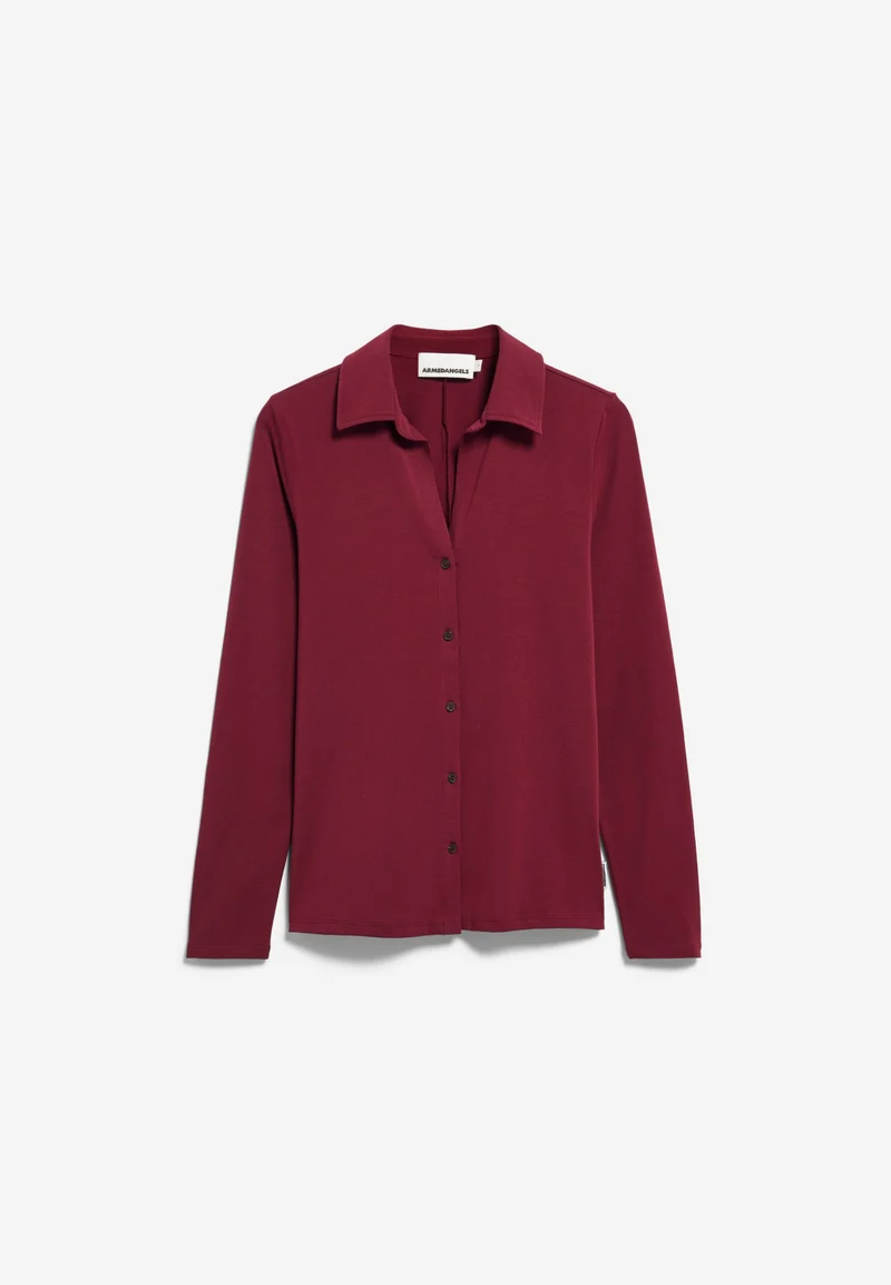NALAANNIA BLUSE | velvet red