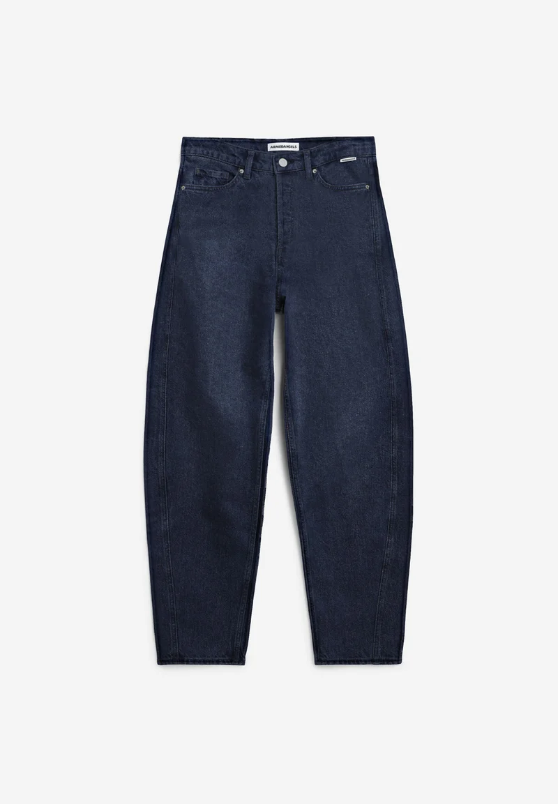 BAARLY HIGH WAIST BARREL JEANS | fluid ink