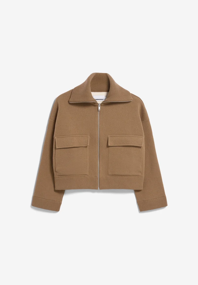 BAUMWOLL-WOLL STRICKJACKE | amberwood
