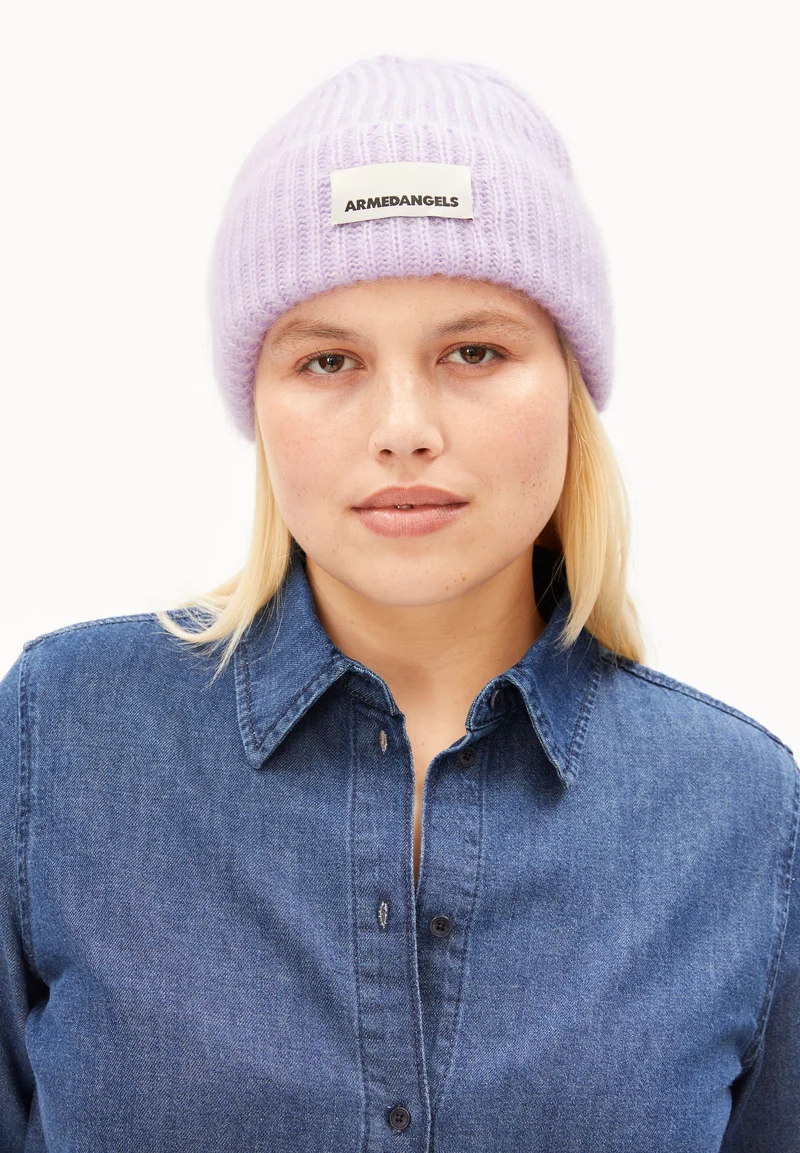 MOHAIR-MIX STRICKMÜTZE