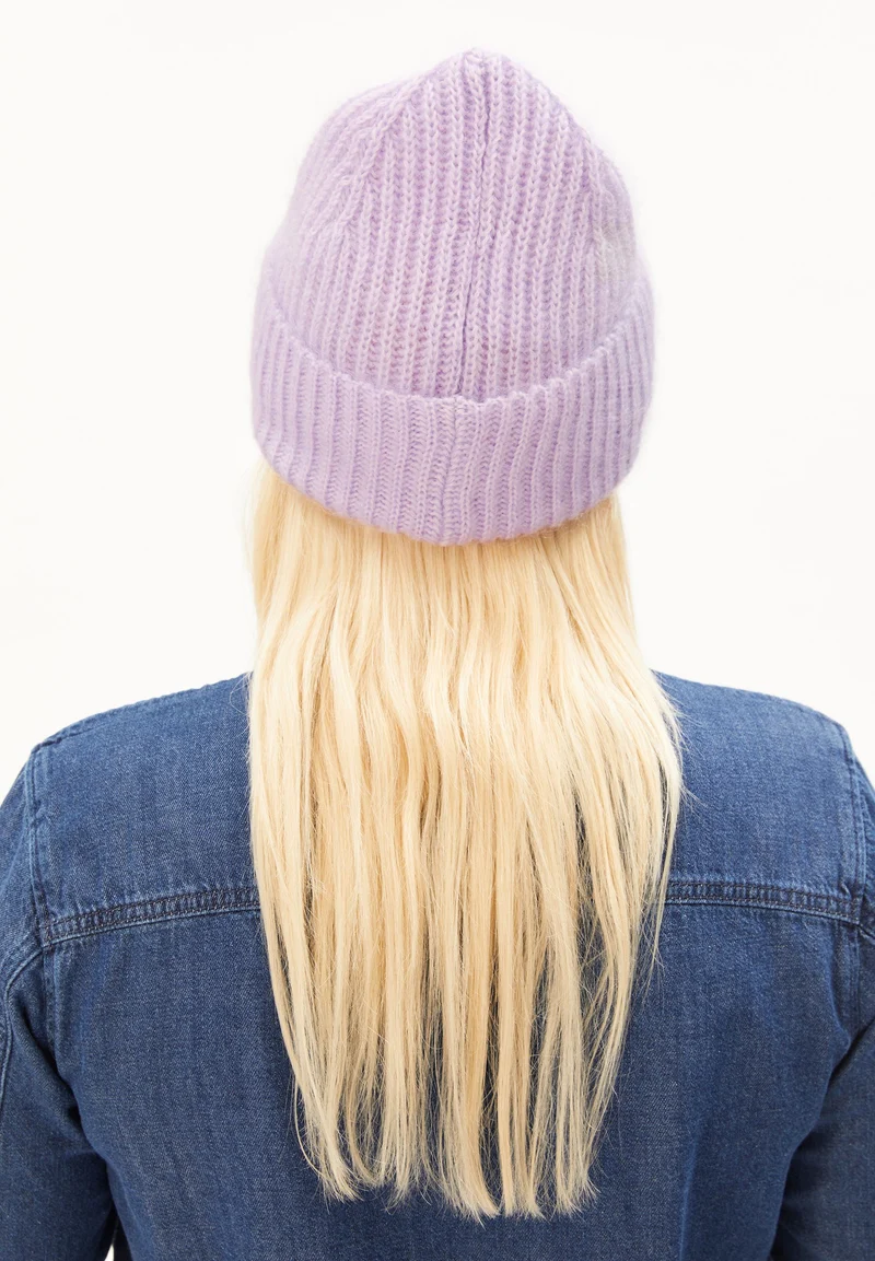 MOHAIR-MIX STRICKMÜTZE | moonlit lilac