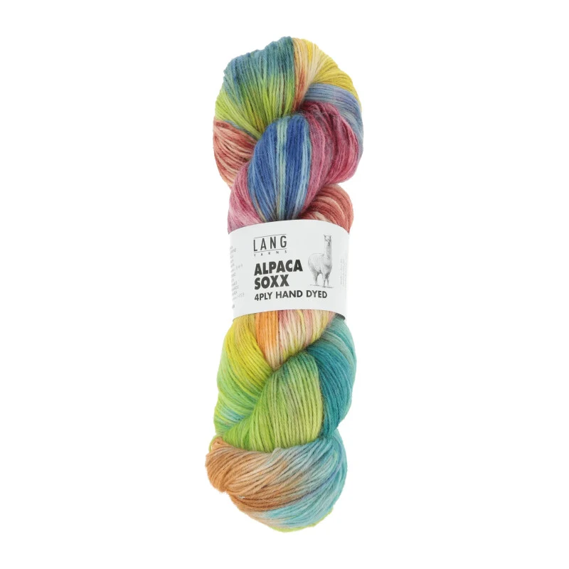 Lang Yarns Alpaka Soxx 4-fädig handgehäkelt