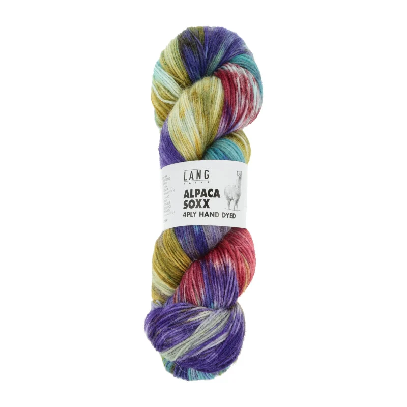 Lang Yarns Alpaka Soxx 4-fädig handgehäkelt