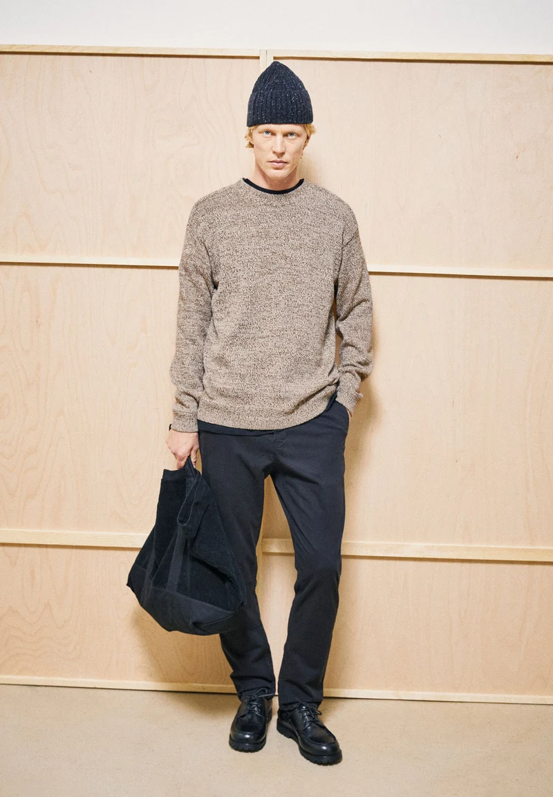 MOULINÉ-STRICKPULLOVER | amberwood-oatmilk