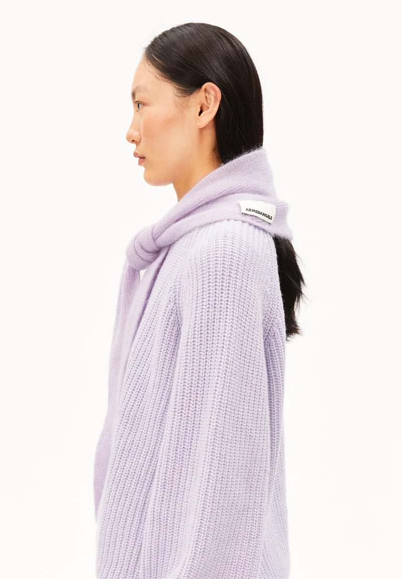 MOHAIR-MIX SCHAL | moonlit lilac