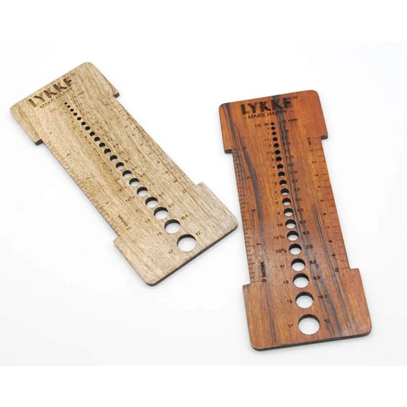 lykke Holz-Nadelmesser und Messgerät
