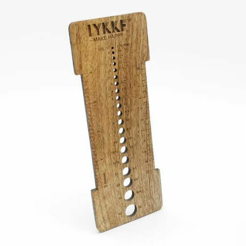 lykke Holz-Nadelmesser und Messgerät
