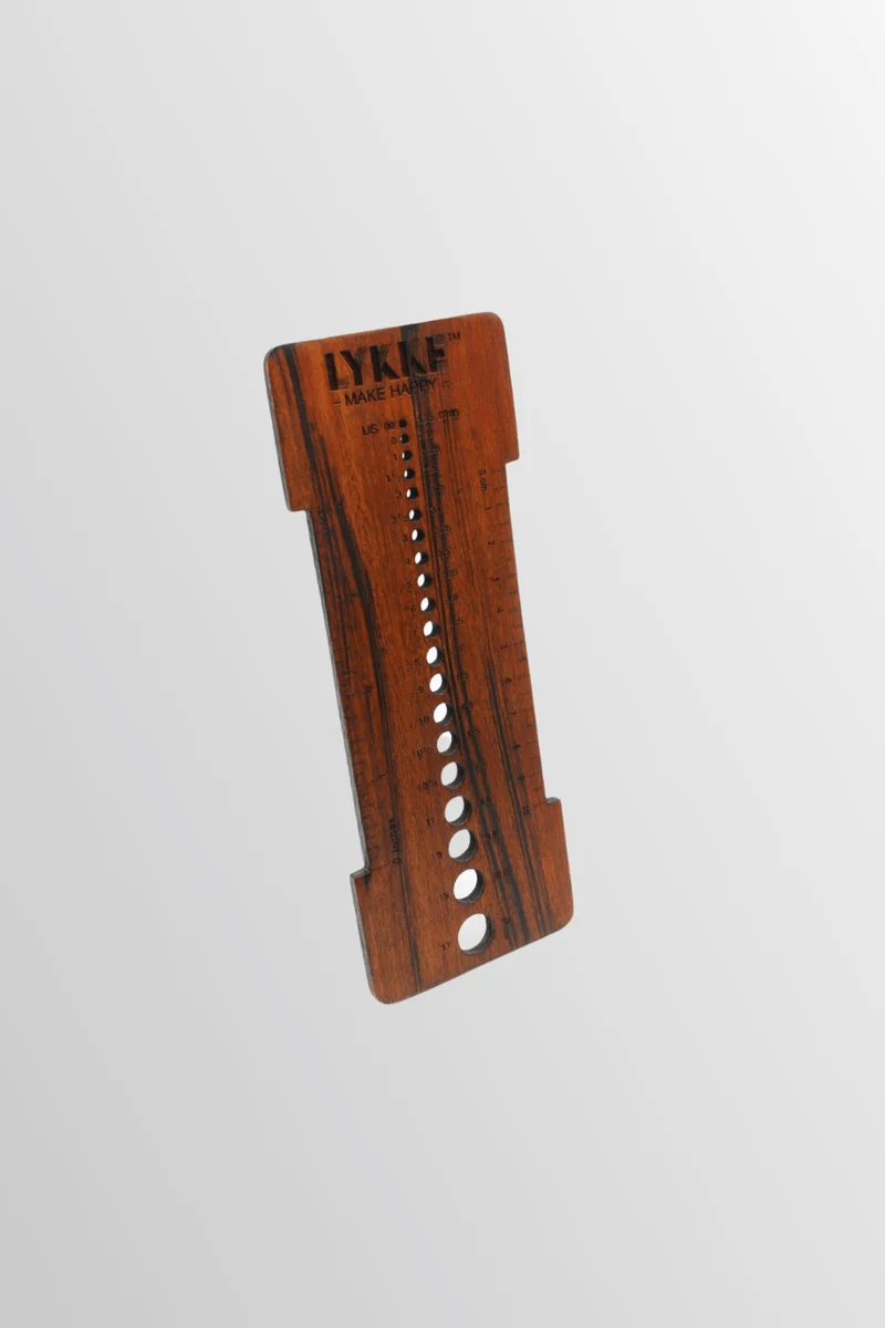 lykke Holz-Nadelmesser und Messgerät