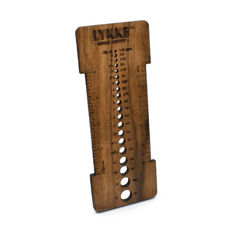lykke Holz-Nadelmesser und Messgerät