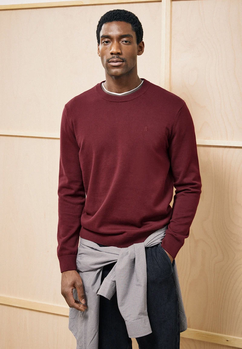 LOUKAA STRICKPULLOVER | velvet red