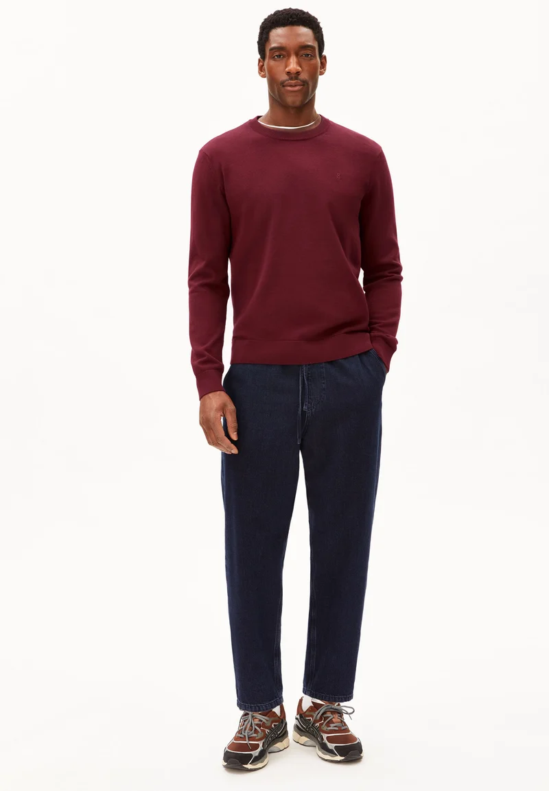LOUKAA STRICKPULLOVER | velvet red