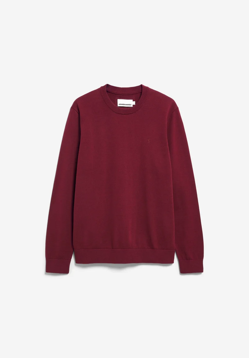 LOUKAA STRICKPULLOVER | velvet red