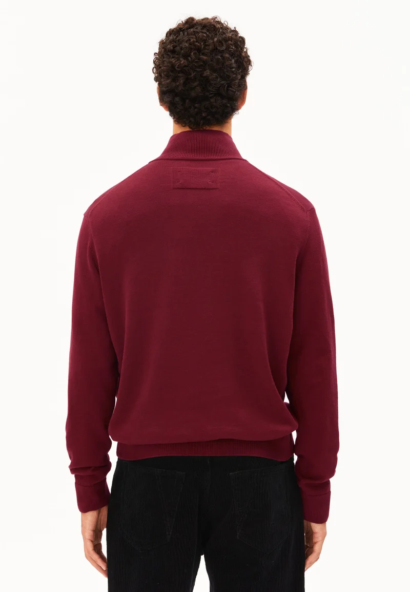 FAABES STRICKPULLOVER | velvet red