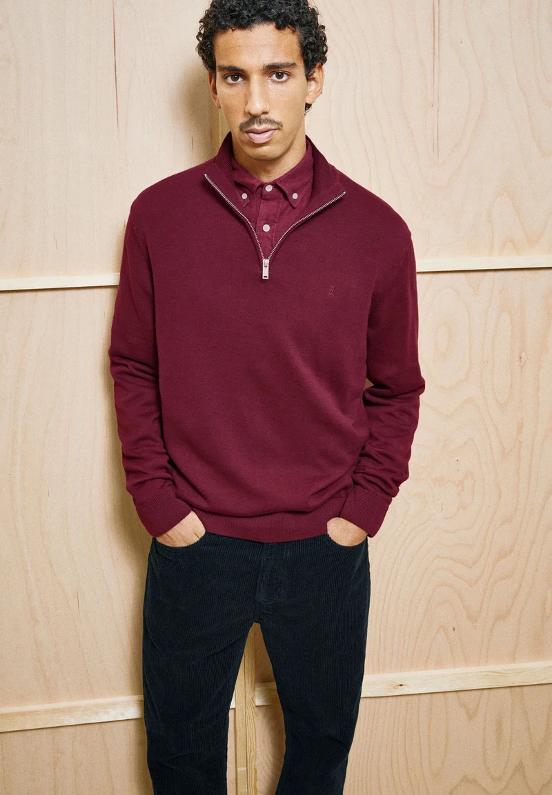 FAABES STRICKPULLOVER | velvet red