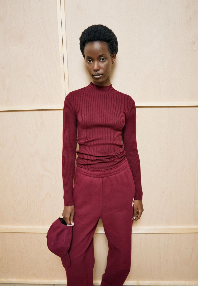ALAANIA STRICKPULLOVER | velvet red