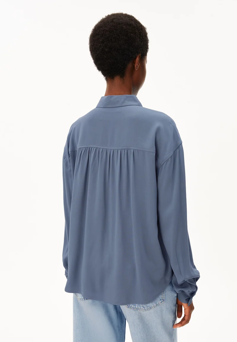 EFINARAA ECOVERO BLUSE | dusty moon
