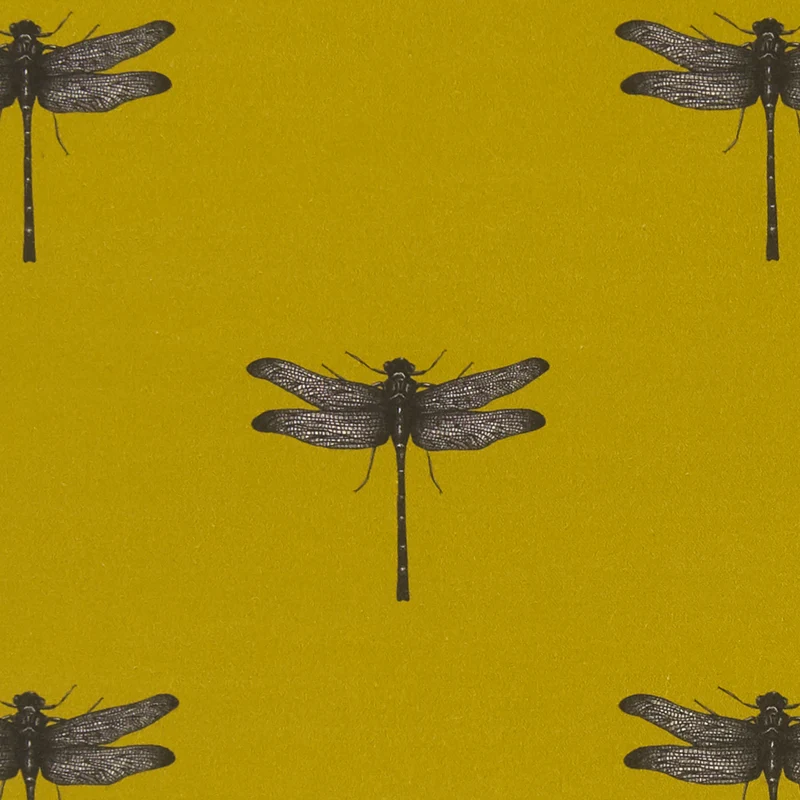 Dekostoff Dragonfly - ochre