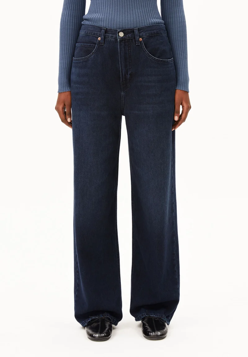 HAAYI LOW WAIST BAGGY JEANS | fluid ink