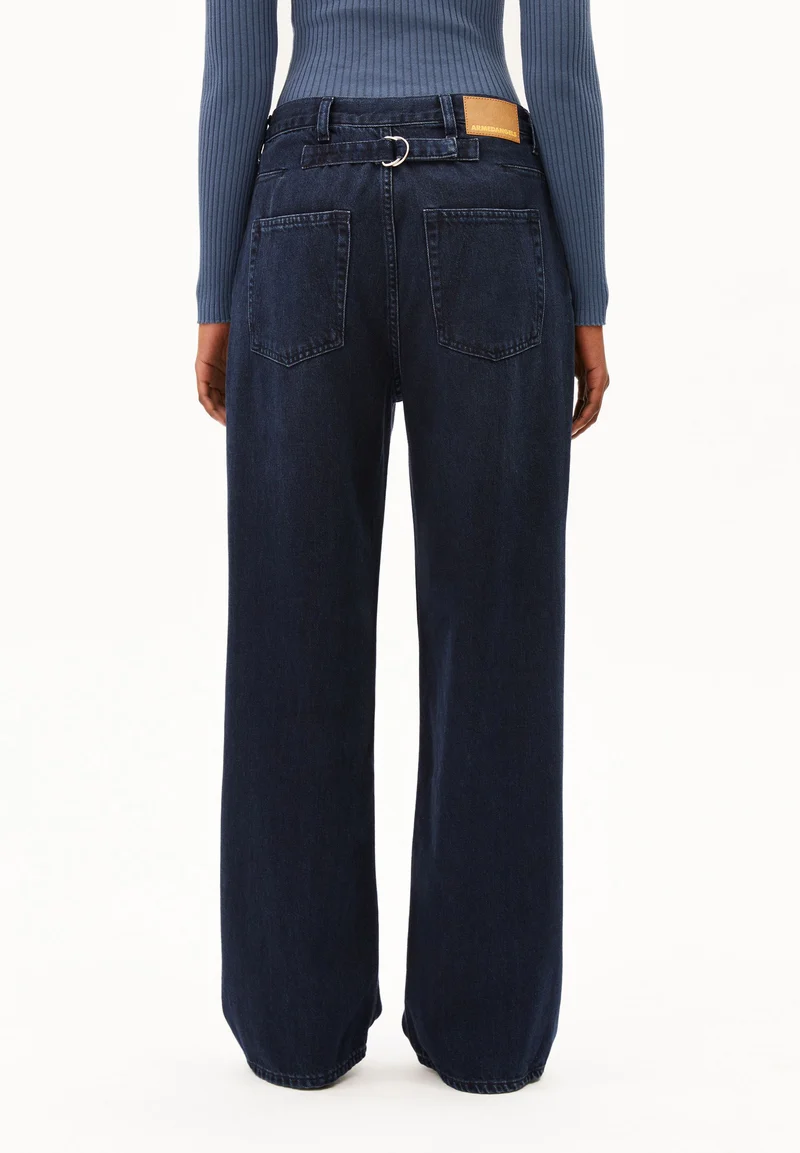 HAAYI LOW WAIST BAGGY JEANS | fluid ink