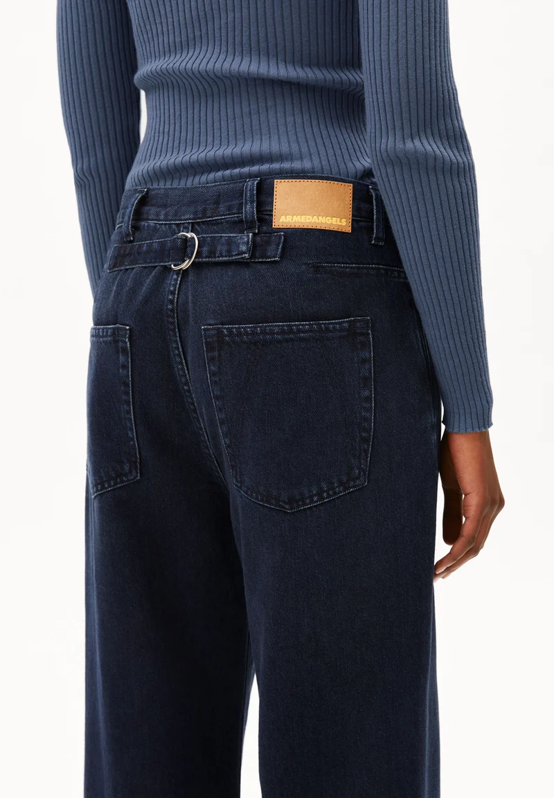 HAAYI LOW WAIST BAGGY JEANS | fluid ink